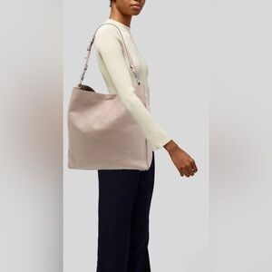 ALLSAINTS Captain N/S Leather Shoulder Tote Bag